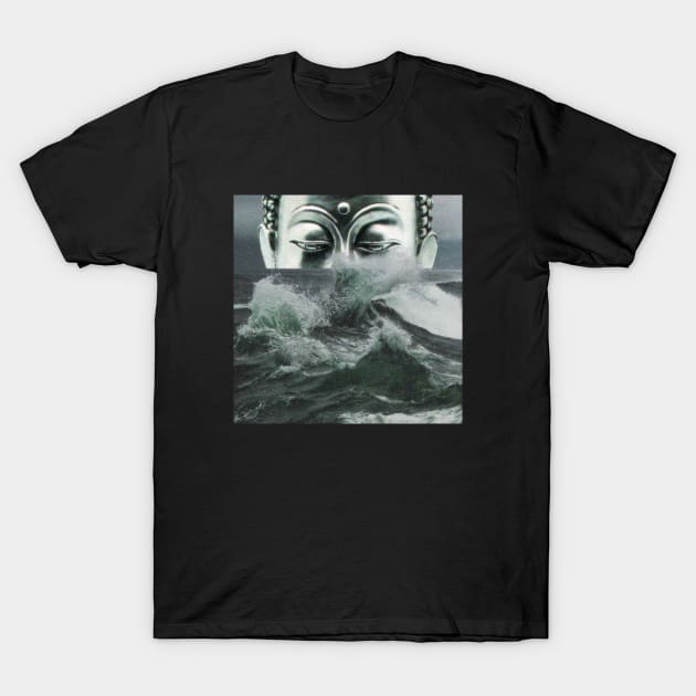 Buddha in the sea T-Shirt by madharka